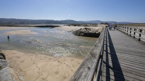 Estado de la conexi�n interior con la laguna, hace unos d�as