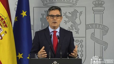 El ministro de la Presidencia, F&eacute;lix Bola&ntilde;os, este jueves.