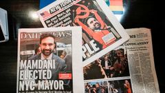 Primeras de la prensa estadounidense con la victoria de Mamdani