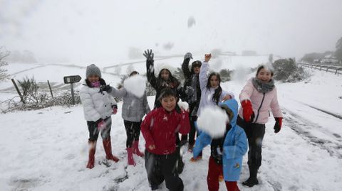 Nieve en A Gaidoira.