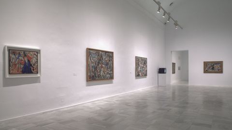 Vista de la exposición «Maruja Mallo: Máscara y compás»
