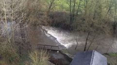 Vistas a�reas de los efectos de las intensas lluvias�