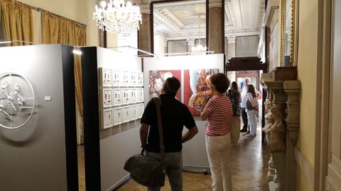 Exposición en la sede del centro gallego en Lisboa