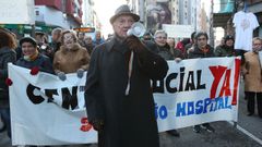 Manifestacin de los vecinos de El Cristo para exigir la construccin de un centro social en el barrio