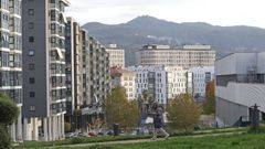Imagen de archivo de viviendas protegidas en el barrio vigu�s de Navia