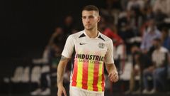 Rufino, en un encuentro con el Industrias Santa Coloma.