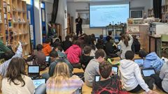 Charla en el colegio Alfredo Bra�as de Paiosaco.
