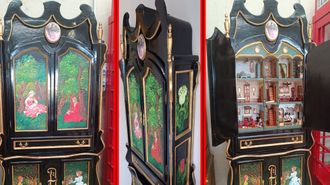 Varias vistas de la casa de mu�ecas que integrar� los fondos del Melga 