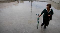 Lluvia y mal tiempo en Galicia