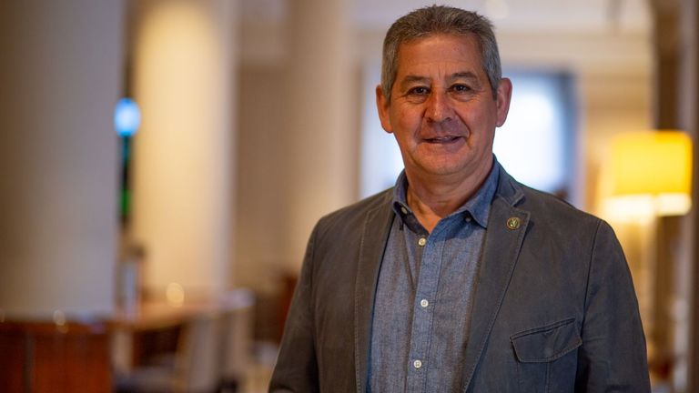 Francisco Hermida, en el Liceo Casino de Pontevedra