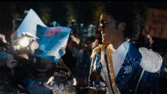 Jaafar Jackson, el actor que protagoniza &laquo;Michael&raquo;, en una de las escenas del filme. 