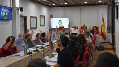 El pleno de Ames ratific� por unanimidad un recurso contencioso contra la cuota extraordinaria impuesta por la Mancomunidade Serra do Barbanza