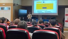 Una de las charlas con alumnos de FP desarrolladas por la Direcci�n provincial de la Tesorer�a de la Seguridad Social