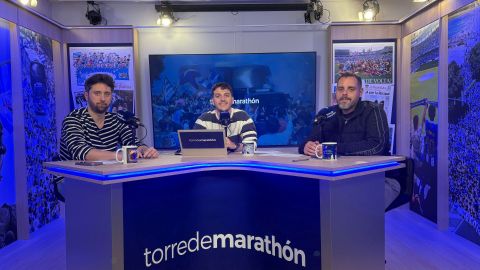 Ant�n Lest�n, Posi y Patricio, en el programa de Torre de Marath�n