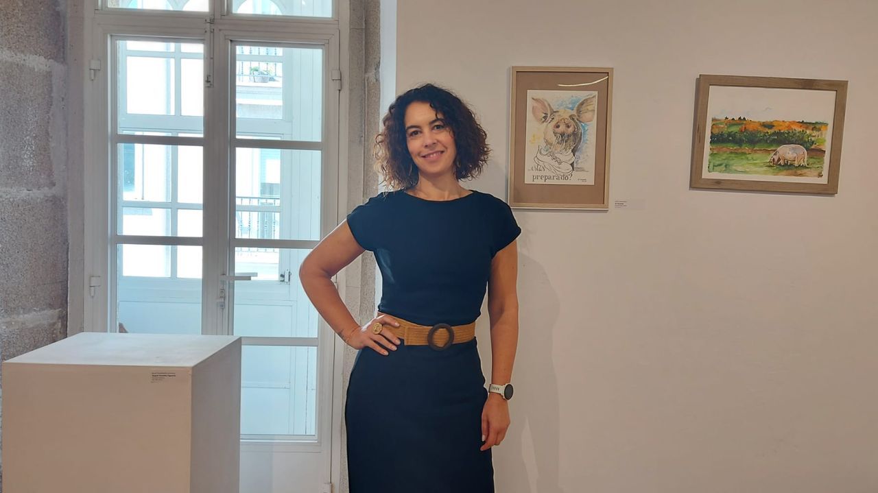 «O debuxo máis antigo que teño gardado o fixen con oito anos e é a miña aldea»