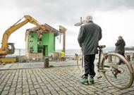 El derribo del acuario de Portela arranc� de forma efectiva el pasado mi�rcoles. 