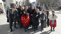 Palimoco Teatro en el Entroido de 2017.