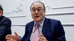 El gobernador del Banco de Espa�a, Luis Mar�a Linde
