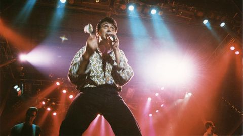 El �ltimo de la Fila en un concierto en A Coru�a del a�o 1993.