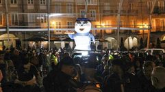 Multitudinario entierro de la sardina en Ourense.
