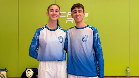 Carla Sesar y Javier Otero, del Natural Sport.