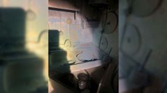 As qued la cocina del piso en el que se declar aquel incendio