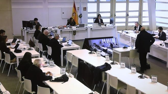 Una sesi�n del juicio del Alvia