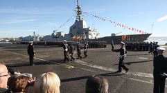 Una jura de bandera en la Ensengra 