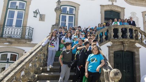 Alumnos del Condesa de Fenosa, durante su intercambio en Vila Real