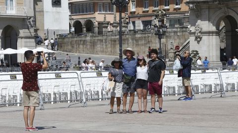 Turistas por A Corua