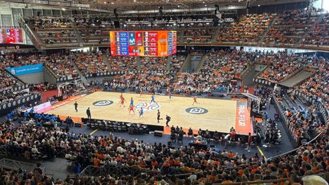 El Coliseum, durante la final a cuatro de ascenso a la Liga Endesa.