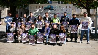 Imagen de la presentación del Rali Comarca do Carballiño, con presencia de organizadores y colabores