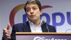 El presidente de la Junta de Castilla y Le�n en funciones, Alfonso Fern�ndez Ma�ueco, en una imagen de archivo