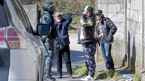 Operacin antidroga de la Guardia Civil en el poblado del Vao