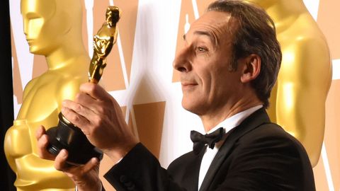 Mejor banda sonora para La forma del agua, de Alexandre Desplat