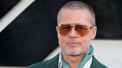 Brad Pitt durante el estreno de la cinta F1, en Londres