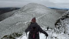 Nieve en la Devesa da Rogueira, en O Courel. 