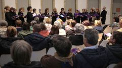 Unha actuaci�n da coral Cantar Delas, que participar� nas actividades do D�a das Letras Galegas en Quiroga