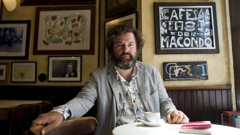 Jacobo Bergareche, en una imagen tomada en el 2021, en una de sus últimas visitas a Galicia.