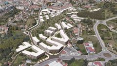 El nuevo barrio de San Mauro alberga una veintena de bloques para 2.010 viviendas