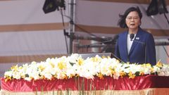Tsai Ing-wen, ayer en el D�a Nacional de Taiw�n