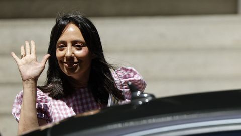 La directora de la Guardia Civil, Mercedes Gonz�lez, al salir de la Audiencia Nacional. Imagen de archivo.