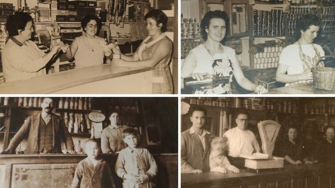 Arriba colmados de Pedroso y Ferrol, abajo colmados de Pedroso y Pieiros. 