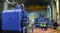 Naturgy tiene varias centrales hidroel�ctricas en Galicia, como la de Belesar, en foto de archivo