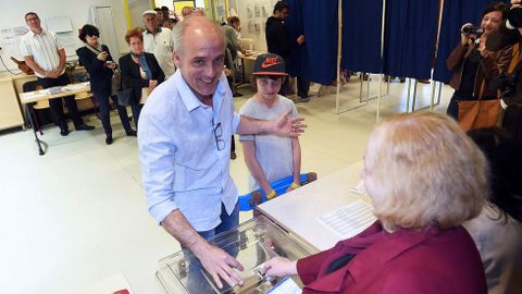 Primera vuelta de las elecciones presidenciales de Francia. Philippe Poutou, candidato del Nuevo Partido Anticapitalista