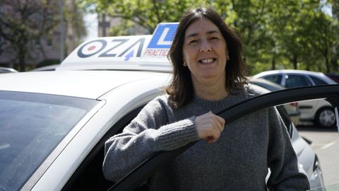 Silvia V�zquez, vicepresidenta de�la Asociaci�n de Autoescuelas de A Coru�a.