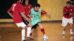 Imagen de archivo de unos juegos auton�micos Special Olympics de f�tbol sala en el Paco Paz.