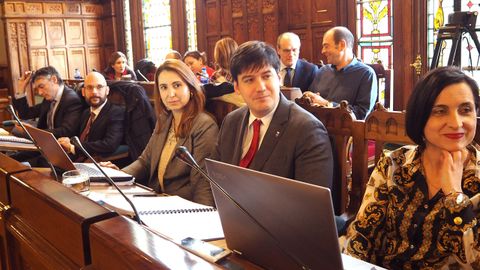 Borja Snchez, durante su comparecencia en la Junta