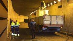 Accidente en el t�nel de Beiramar de Vigo