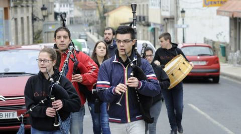Os Arandos en las fiestas de San Vicente del 2015.